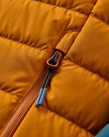 Ashland Down Jacket in Retro Orange & Tidal Blue