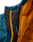 Ashland Down Jacket in Retro Orange & Tidal Blue