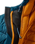 Ashland Down Jacket in Retro Orange & Tidal Blue