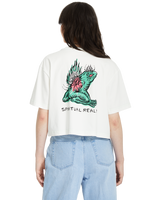 The Volcom Alix Nicloux 1 T-Shirt in Star White | Available at Anns Cottage