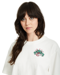 The Volcom Alix Nicloux 1 T-Shirt in Star White | Available at Anns Cottage