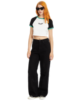 The Volcom Alix Nicloux 2 T-Shirt in Black & White | Available at Anns Cottage