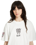 The Volcom Alix Nicloux 3 T-Shirt in Star White | Available at Anns Cottage
