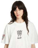 The Volcom Alix Nicloux 3 T-Shirt in Star White | Available at Anns Cottage