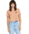The Volcom Dial Crop T-Shirt in Sand Brown | Available at Anns Cottage