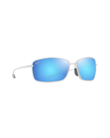The Maui Jim Malu Polarised Sunglasses in Matte Crystal & Blue Hawaii