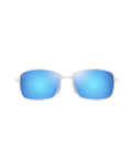 The Maui Jim Malu Polarised Sunglasses in Matte Crystal & Blue Hawaii