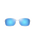 The Maui Jim Malu Polarised Sunglasses in Matte Crystal & Blue Hawaii