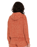 The Volcom Womens Sunny Wild Hoodie in Rosewood