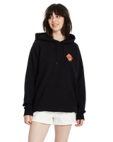 The Volcom Truly Stoked Pullover Hoodie in Black | Available at Anns Cottage