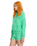 The Volcom Sweeterry Pullover Hoodie in Jade | Available at Anns Cottage