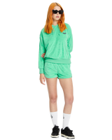 The Volcom Sweeterry Pullover Hoodie in Jade | Available at Anns Cottage