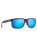 The Maui Jim Huelo Polarised Rectangular Sunglasses in Matte Blue & Blue Hawaii