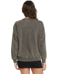 The Volcom Womens Stone Crew Sweatshirt in Vintage Black
