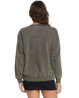 The Volcom Womens Stone Crew Sweatshirt in Vintage Black