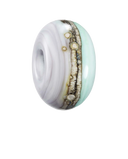 The Nalu Beads Porth Beach Bead in Pale Blue & Grey