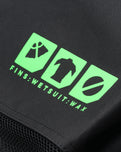 The Bulldog Bodyboard Bag in Black & Neon Green
