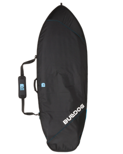 Core 5mm Fish Surfboard Bag in Black & Cyan