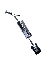 Session Bicep Coil Bodyboard Leash in Black & White