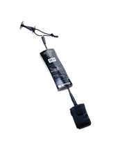 Session Bicep Coil Bodyboard Leash in Black & White