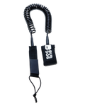 11ft Coil SUP Leash in Black & White