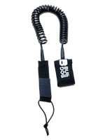 11ft Coil SUP Leash in Black & White