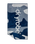 Organic Beach Towel in Blue Black Camouflage