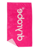 Organic Beach Towel in Pink