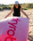 Organic Beach Towel in Pink