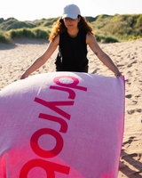 Organic Beach Towel in Pink