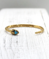 Serpent Cuff in Gold Plated Brass