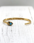 Serpent Cuff in Gold Plated Brass