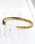 Serpent Cuff in Gold Plated Brass