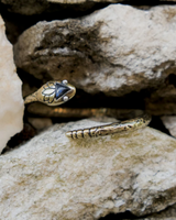 Serpent Cuff in Brass