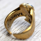 As Above Ring in Gold Plated Brass