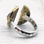 The Bahgsu Jewels Shape Shift Ring in Silver Two Tone Brass