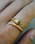 The Bahgsu Jewels Serpent Ring in Gold Plated Brass