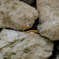 The Bahgsu Jewels Serpent Ring in Gold Plated Brass