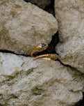 The Bahgsu Jewels Serpent Ring in Gold Plated Brass