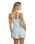 Beach Crush Demin Playsuit in Blue Mist