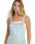 Beach Crush Demin Playsuit in Blue Mist