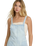 Beach Crush Demin Playsuit in Blue Mist