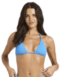 Rising Tide Remi Tri Bikini Top in True Blue