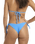 Rising Tide Tanga Tie Side  Bikini Bottoms in True Blue