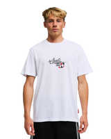 The Billabong Mens A.I. Argyle Premium T-Shirt in White