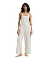 Pacific Time Jumpsuit in White Cap