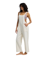 Pacific Time Jumpsuit in White Cap