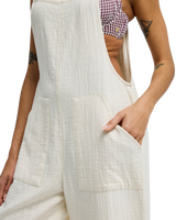 Pacific Time Jumpsuit in White Cap