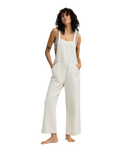 Pacific Time Jumpsuit in White Cap