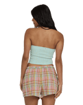 Sweet Check Walkshorts in Party Pink